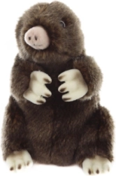 plīša kurmis 18 cm