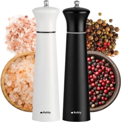 RUHHY roku sāls un piparu malāmo komplekts, keramikas mehānisms, 22 cm