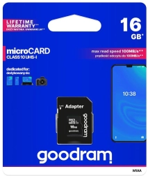 Goodram microSD atmiņas karte 16GB
