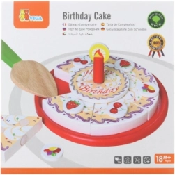 Koka dzimšanas dienas kūka griešanai VIGA