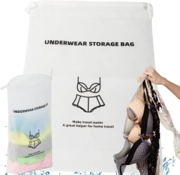 Ceļojumu ūdensnecaurlaidīgs apakšveļas organizators koferim