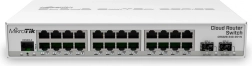 Slēdzis MikroTik Cloud Router Switch 24 portu GbE 2xSFP+