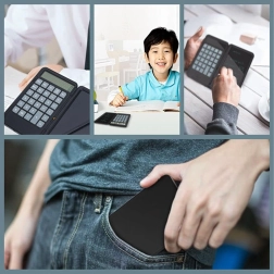 Scientific calculator 2-in-1 with LCD notepad and stylus