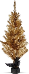 Zelta galda Ziemassvētku eglīte 90 cm