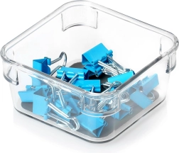 Square storage organizer GREY 9 × 9 × 4.5 cm