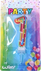 Ballīšu svece numurs 1 svītriņas