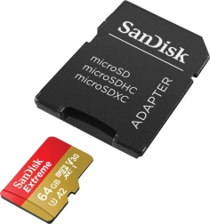 Atmiņas karte SanDisk Extreme microSDXC 64GB