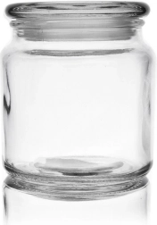Stikla pārtikas trauks 580 ml ar vāku