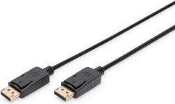 Savienojuma kabelis DisplayPort 4K 60 Hz, DP–DP, 2 m, melns