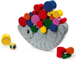 Small foot koka motorikas koka spēle “Balansējošais kaķis”