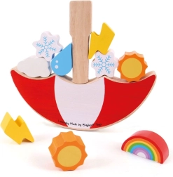 Koka balansēšanas spēle Laikapstākļi BIGJIGS TOYS