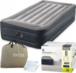 Uzpūšams vienvietīgs matracis 191 × 99 × 42 cm ar iebūvētu elektrisko pumpi INTEX