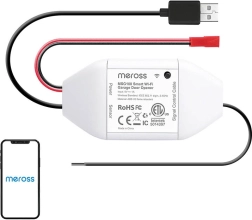 Viedais garāžas vārtu slēdzis Meross MSG100HK ar Apple HomeKit atbalstu