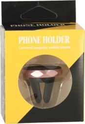 Magnētiskais auto turētājs ventilācijas režģim – Rozā