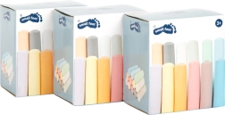 Krāsainu krītu komplekts SMALL FOOT – 3×12 gabali ietvēm un tāfelei