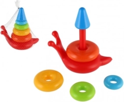 Krāsaina saliekama piramīda bērniem