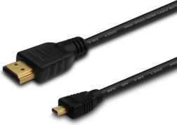 HDMI uz micro HDMI kabelis 1 m melns