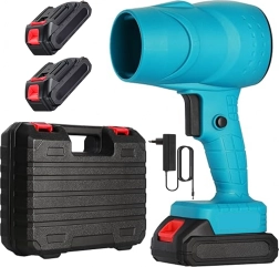 Akumulators rokas pūtējs 400 W ar 2 baterijām