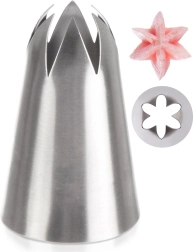 Nerūsējoša tērauda konditorejas dekorēšanas uzgalis zvaigzne ORION