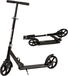 Saliekams pilsētas skrejritenis bērniem un pusaudžiem, regulējams augstums 95–105 cm, riteņi 200 mm