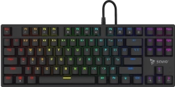 Mehāniskā spēļu tastatūra RGB Savio Tempest X2 ar Outemu Brown slēdžiem