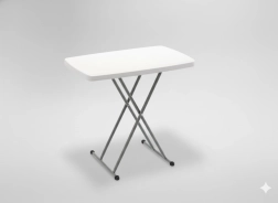 Saliekams tūrisma un banketu galds ar regulējamu augstumu 76,5 × 49,5 cm