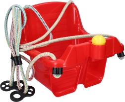 Bērnu plastmasas šūpoles – Sarkana