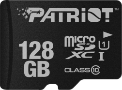 MicroSDHC atmiņas karte PATRIOT 128GB LX Series