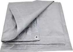 Aizsargplēve ar UV 2 × 3 m, 60 g/m², sudraba