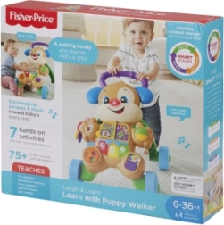 Fisher-Price mācies staigāt ar kucēnu – stumjamais staigulītis