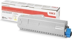 Dzeltens toneris OKI printeriem C824, C834 un C844, 5000 lappuses