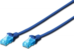 Patch Cord U/UTP kat.5e PVC 3 m, zils