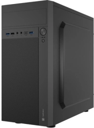 Natec Helix microATX mini tornis ar USB‑C, melns