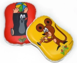 Pīkstošs spilventiņš KRTEČEK zīdaiņiem, plastmasas, 12 × 10 cm