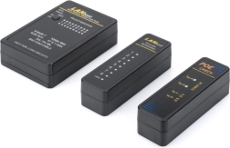 RJ45/RJ12/RJ11/BNC tīkla un sakaru kabeļu testeris ar automātisko skenēšanu un PoE