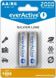 Uzlādējamas baterijas AA R6 2000 mAh Ready To Use, 2 gab.
