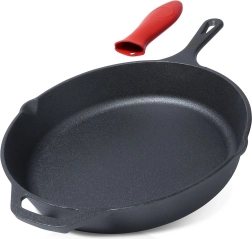 Čuguna panna ar silikona uzmavu CAST LINE 30 cm