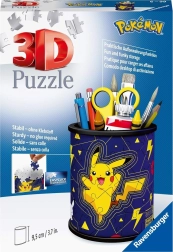 Ravensburger 3D puzle Pokēmon – pildspalvu turētājs (54 gabali)