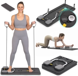 Salokāms pilates dēlis ar LCD taimeri un paplašinātājiem ModernHome