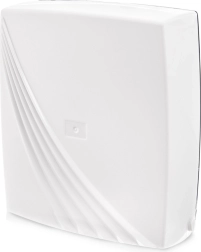 Wall-mounted ZZ paper towel dispenser, white, 26.5 × 10.5 × 31 cm