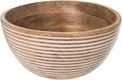 Wooden Mango Wood Bowl 25 cm, 3 l