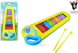 Bērnu ksilofons ar KĀRĪTĪTES motīvu 33,5 × 14 cm