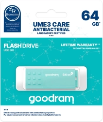 USB zibatmiņa GOODRAM UME3 Care Antibacterial 64 GB USB 3.0