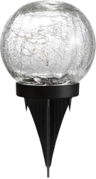 Dārza saules lampa SUPERFIRE ar krēslas sensoru 600 mAh