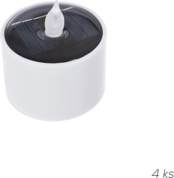 Dekoratīvas saules LED svecītes UH, komplekts 4 gab.