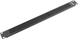 Lanberg panelis ar birstēm 19'' 1U melns