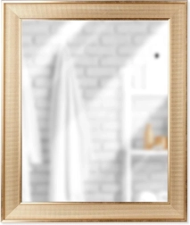 Zelta sienas spogulis, taisnstūrveida 49,5 × 59,5 cm