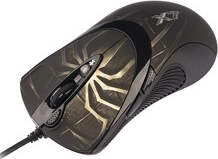 Spēļu lāzera pele A4Tech XGame EVO X747 Brown Fire