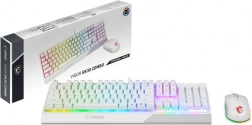 Spēļu komplekts Vigor GK30 — balta tastatūra un pele