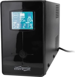 Līnijnoturīgs UPS 850 VA ar LCD, USB un 2× IEC – Energenie
